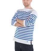 The genuine man French striped shirt Marine Nationale, Rachel 100% made in France Orcival